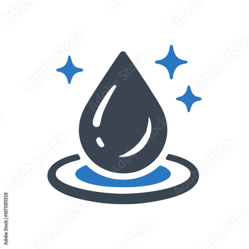 Clean Purified Water Icon