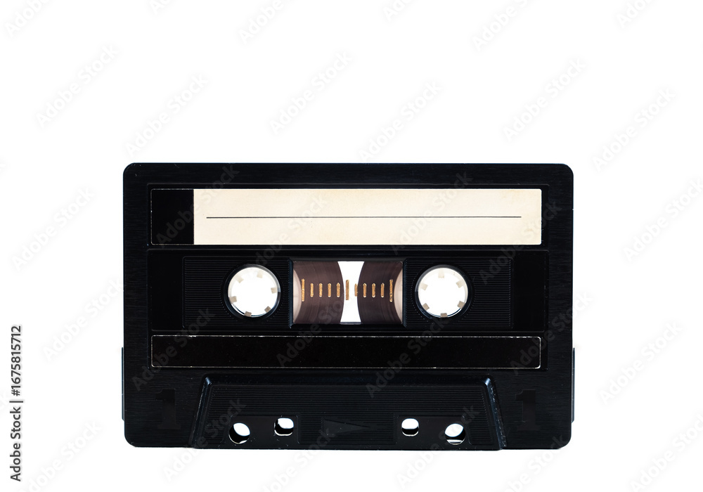 Fototapeta premium Old Audio Tape Cassette closeup