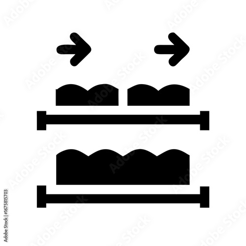 Layered Bed Icons Showing False Awakening Vector Outline Flat Glyph Minimal Editable Dream Sleep Design Icon Set