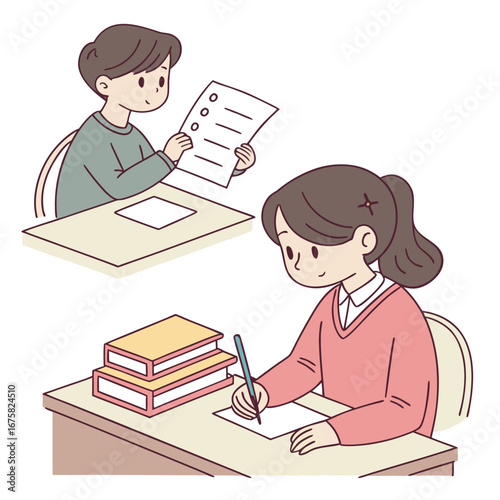 girl reading a book