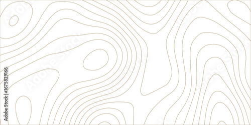 Abstract topographic wavy patterns design. Seamless flowing curve lines on white background. minimal contour line art pattern. terrain lines background. elevation contour map inspired vector design.