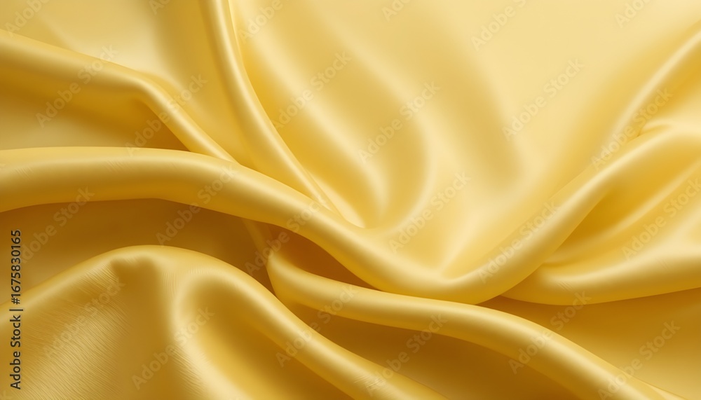 Fototapeta premium pale goldenrod abstract background. Silk satin velvet fabric. Elegant luxury rich