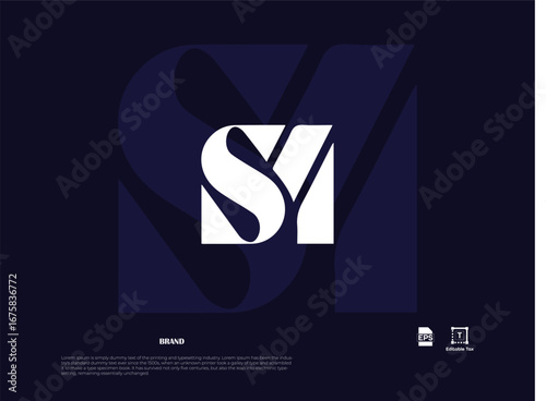 Modern minimalistic logo design 