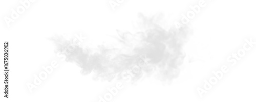 Fog or smoke, realistic white cloud, smoke from fire, smoke from work, steam, vector png.	
