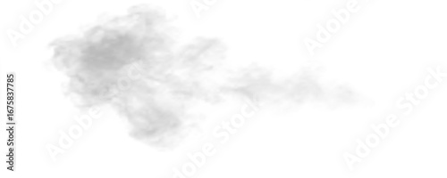 Fog or smoke, realistic white cloud, smoke from fire, smoke from work, steam, vector png.	
