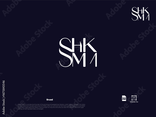 Modern minimalistic logo design 