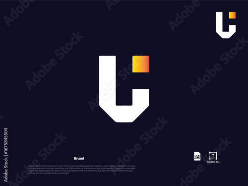 Modern minimalistic logo design 