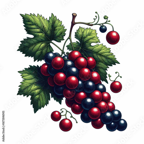 Red grape bunch (1)