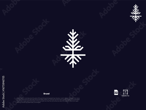 Modern minimalistic logo design 