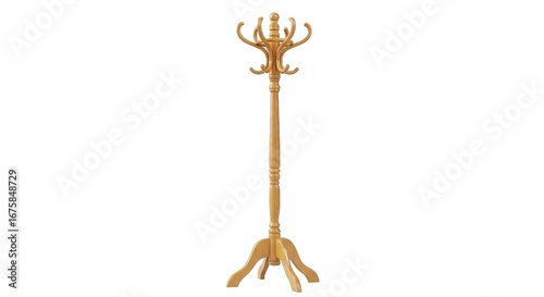Wallpaper Mural Wooden Coat Rack Hall Tree Stand Furniture Home Decor Torontodigital.ca