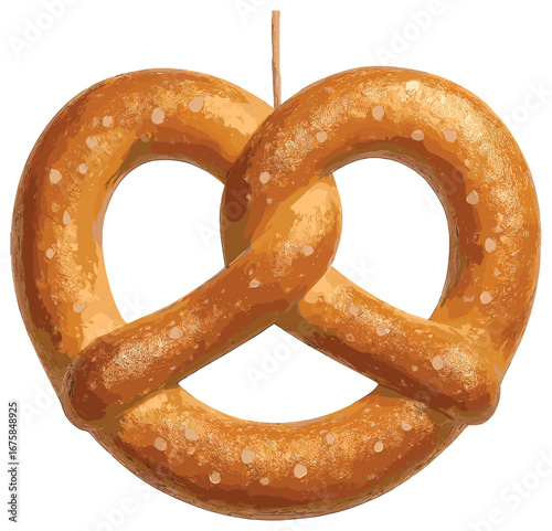 Bakery 3d icon set. featuring pretzel, bread, croissant, donut, cupcake, and muffin symbols