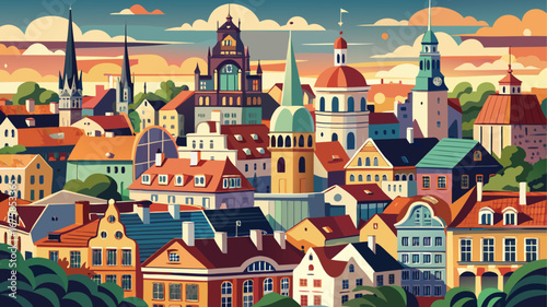 Riga Old Town, Latvia
Art Nouveau facades, medieval guild houses, and cobbled streets intertwine, creating a vibrant urban tapestry where history, creativity, and architectural harmony converge along 