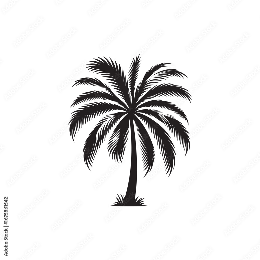 Obraz premium Palm tree Vector (4).eps