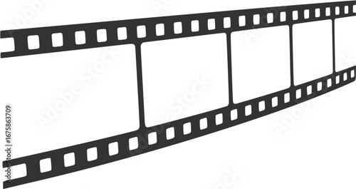 film strip, film reel movie vector art, film strip frame silhouette vector illustration
