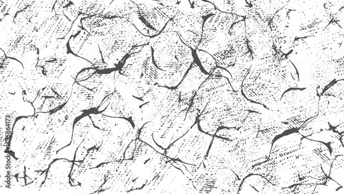Distressed overlay texture in black and white vector grunge background abstract rough surface with vintage worn pattern illustration