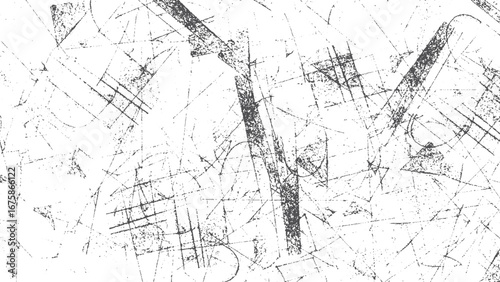 Grunge background of black and white cracks, chips, dot. Dirty.