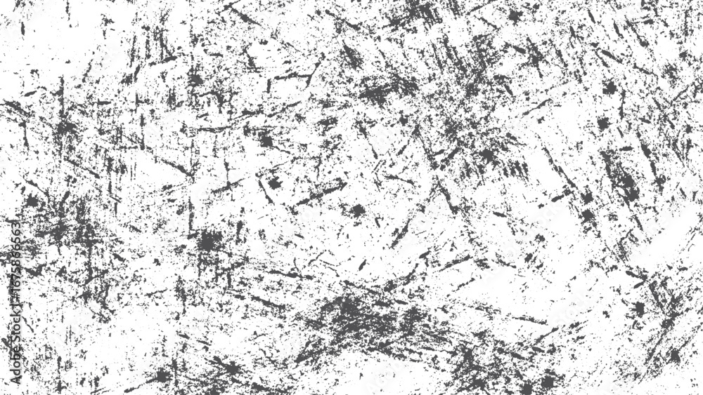 Fototapeta premium Abstract black and white gritty grunge background. black and white vintage distress background, Subtle sprayed ink grain texture overlay. Grunge background. 