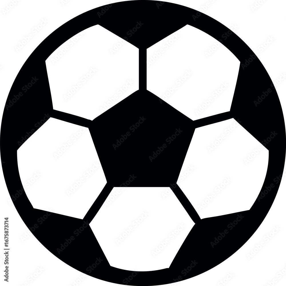 Fototapeta premium football flat vector icon