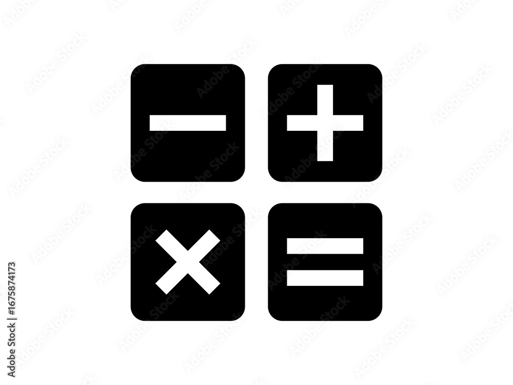 Obraz premium math symbol