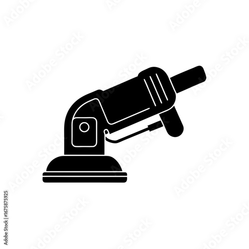 sander tool vector icon silhouette isolated