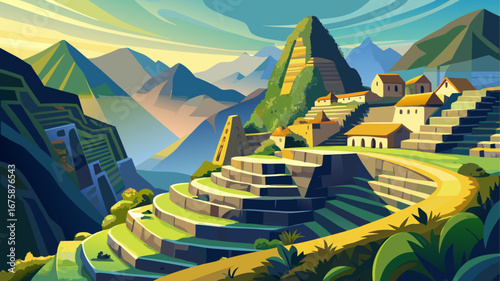 Machu Picchu, Peru
Terraced stone walls rise among misty peaks, ancient pathways wind through sacred plazas, and timeless Inca architecture reflects human mastery in harmony with breathtaking Andean l