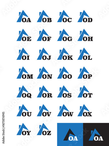 Double Initial Roof Icons - O Series