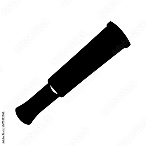 Silhouette of a hunting duck call, an essential tool for waterfowl hunting