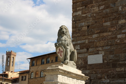 Valokuva The Marzocco, the heraldic lion, symbol of Florence