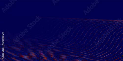 abstract flow line in orange and gradient blue on navyblue background can be use for notebook cover advertisement poster label food and beverage technology product design vector eps. Modern