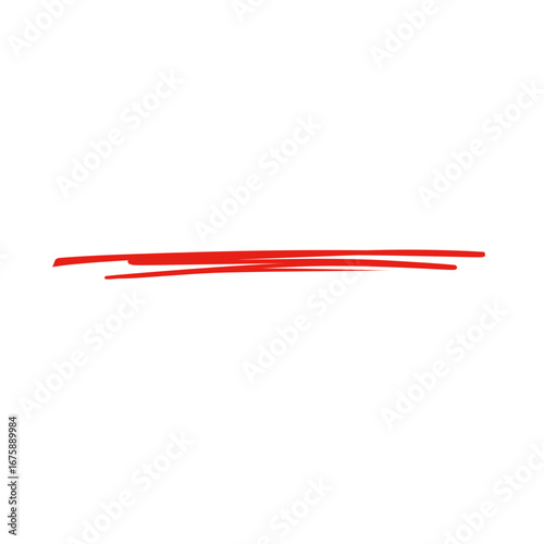 Underline Red Brush