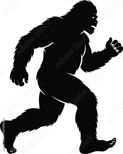 Bigfoot Silhouette SVG – Sasquatch Cut File