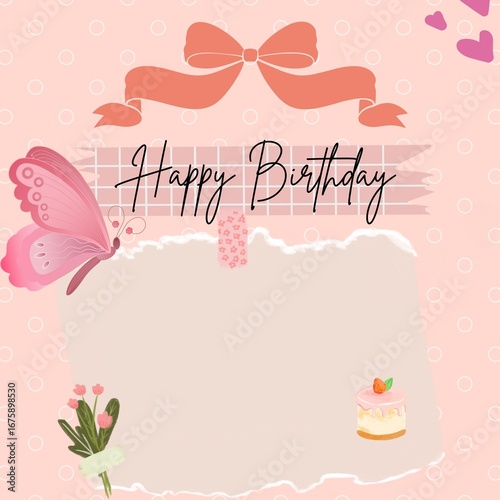 Card Happy Birthday - 1