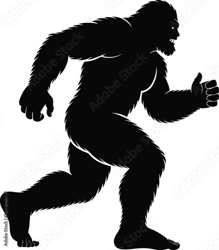 Bigfoot Silhouette SVG – Sasquatch Cut File