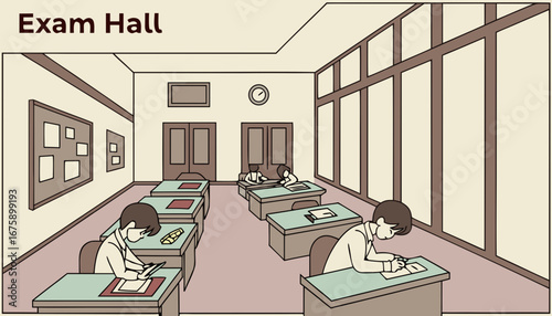 inside view of a Exam hall 
