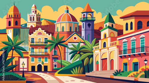 Cartagena de Indias, Colombia
Colorful facades brighten narrow streets, massive stone walls guard the harbor, and baroque churches crown plazas, embodying centuries of colonial heritage and Caribbean 