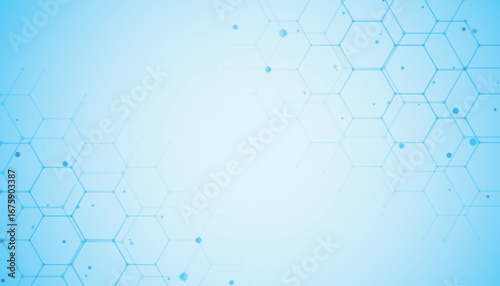 medical and healthcare background in blue color