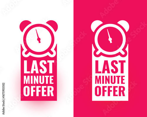 last minute offer background for business marketing