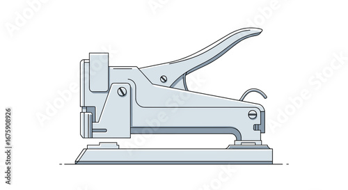 Heavy duty stapler metal construction ergonomic design for office home school supplies and binding papers efficiently