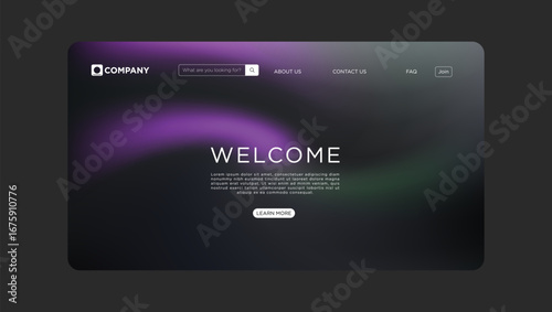 Stunning modern website design welcomes visitors with elegant interface and intuitive navigation