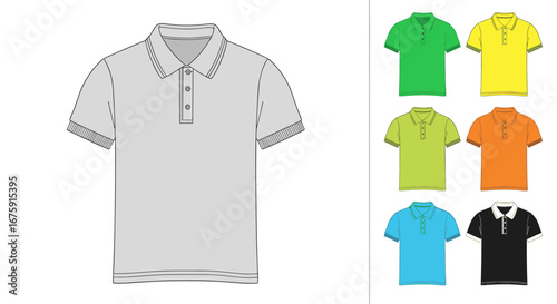 Classic short sleeve polo shirt for men and women casual everyday wear fashionable sportswear apparel versatile wardrobe essential