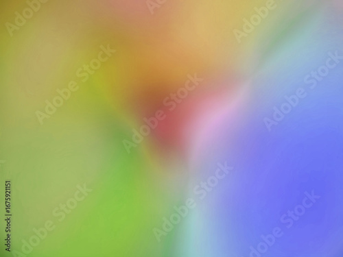 Soft Gradient Blend of Blue Pink Yellow and Green Abstract Background image