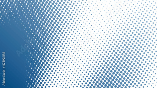 Steel Blue Halftone Abstract Background with Modern Gradient Dots and Stylish Geometric Texture Design