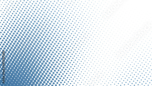 Steel Blue Halftone Abstract Background with Modern Gradient Dots and Stylish Geometric Texture Design