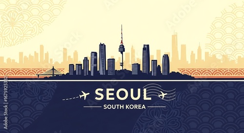 Seoul South Korea Cityscape.