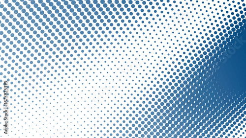 Steel Blue Halftone Abstract Background with Modern Gradient Dots and Stylish Geometric Texture Design