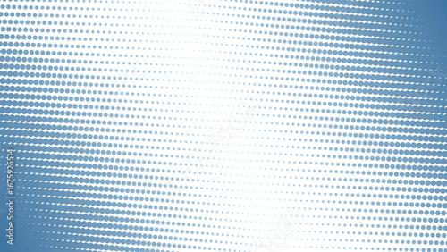 Steel Blue Halftone Abstract Background with Modern Gradient Dots and Stylish Geometric Texture Design