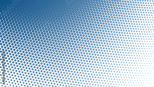 Steel Blue Halftone Abstract Background with Modern Gradient Dots and Stylish Geometric Texture Design