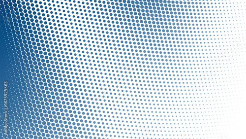 Steel Blue Halftone Abstract Background with Modern Gradient Dots and Stylish Geometric Texture Design