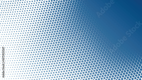 Steel Blue Halftone Abstract Background with Modern Gradient Dots and Stylish Geometric Texture Design