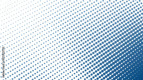 Steel Blue Halftone Abstract Background with Modern Gradient Dots and Stylish Geometric Texture Design